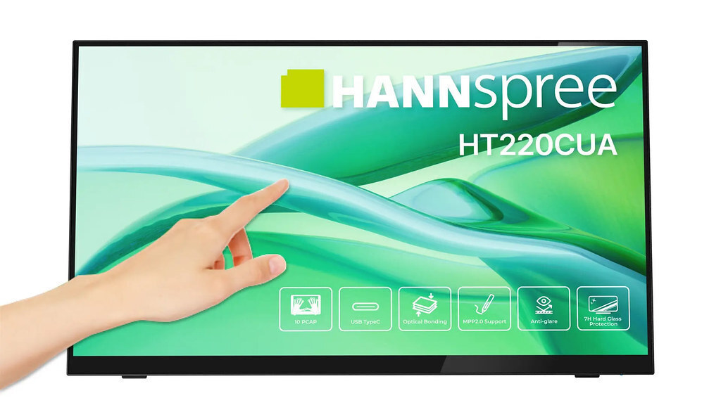 HannSpree IPS Touch Portable Monitor 21.5" FHD 1920x1080 view 1