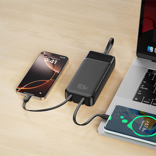 XO PR275 Power Bank 20000mAh 18W Quick Charge 2.0 / Quick Charge 3.0 Black Ansicht 4