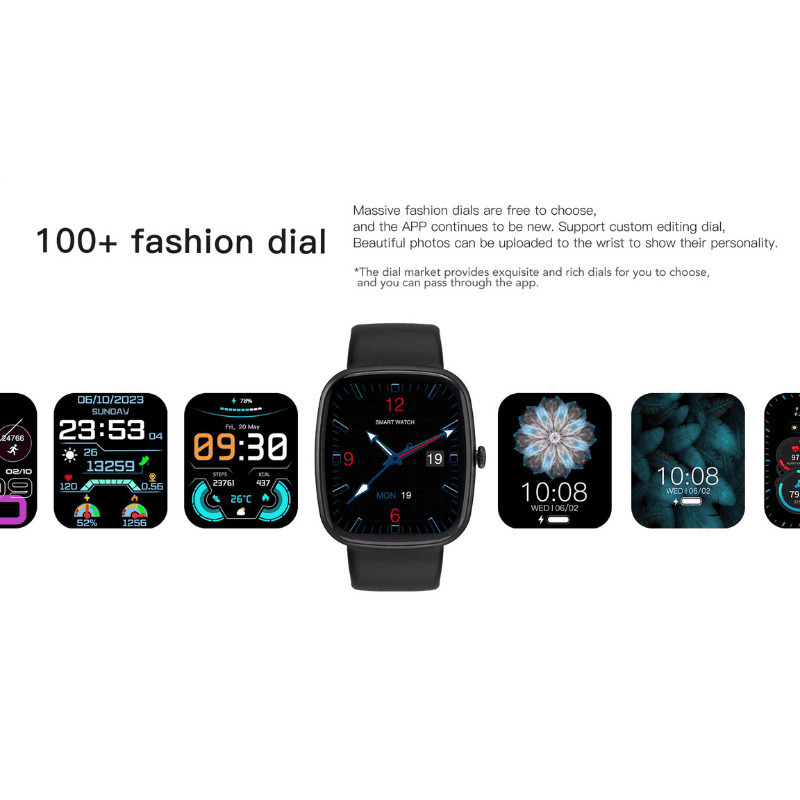 Blue Eagle W1 Smartwatch Black view 3