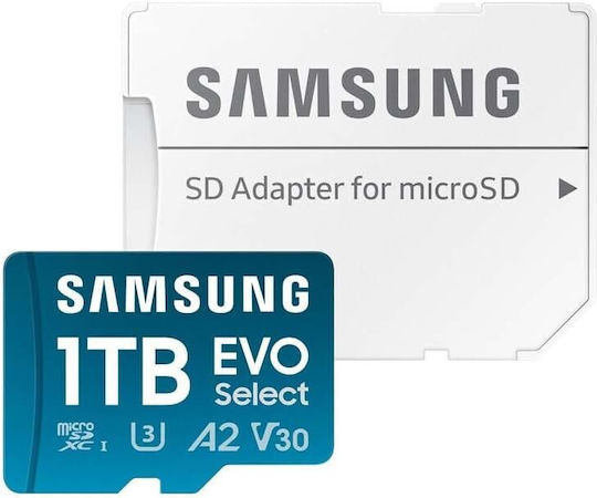 Samsung Evo Select microSDXC 1TB U3 UHS-I 160MB/s With Adapter view 2