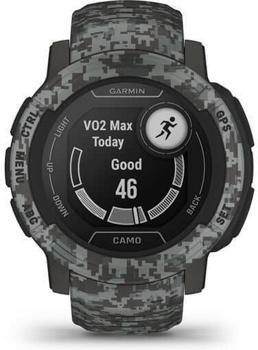 Garmin Instinct 2 Camo Edition 45mm Waterproof Smartwatch with Heart Rate Monitor (Graphite Camo) view 7