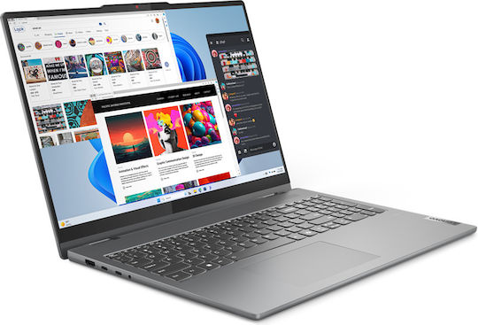 Lenovo IdeaPad 5 2-in-1 16IRU9 16" IPS FHD+ Touchscreen (Core 7-150U/16GB/512GB SSD/W11 Home) Luna Grey (GR Keyboard) view 2