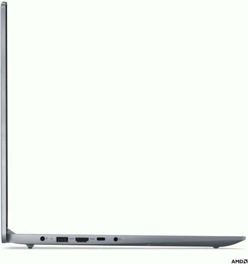 Lenovo IdeaPad Slim 3 16ABR8 16" IPS FHD+ (Ryzen 5-7430U/16GB/512GB SSD/W11 Home) Arctic Grey (FR Keyboard) view 3