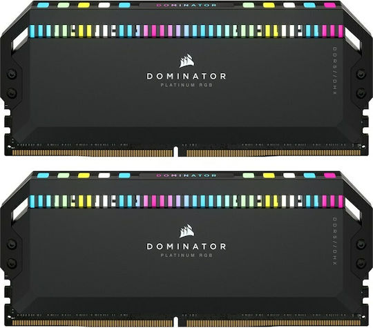 Corsair Dominator Platinum RGB DDR5 64GB RAM with 2x32GB Modules and Speed 5600 for Desktop CMT64GX5M2B5600C40 view 2