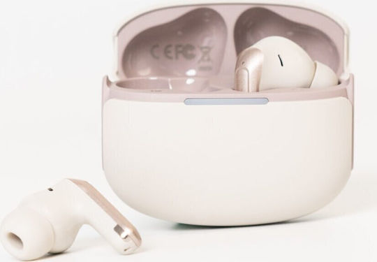 AGM Buds 8 Bluetooth Handsfree Earphones with Sweat Resistance and Charging Case Beige view 5