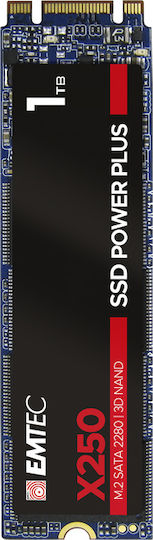 Emtec X250 SSD 1TB M.2 Type with SATA III Connection ECSSD1TX250 view 4