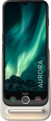Doro Aurora A30 + Wireless Charging Station Dual SIM (6/128GB) White görünüm 4