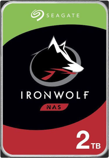 Seagate Ironwolf 2TB HDD Hard Drive 3.5" SATA III 5900rpm with 256MB Cache for NAS ST2000VN003