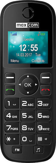 MaxCom MM35D Single SIM Mobile with Buttons Black view 3