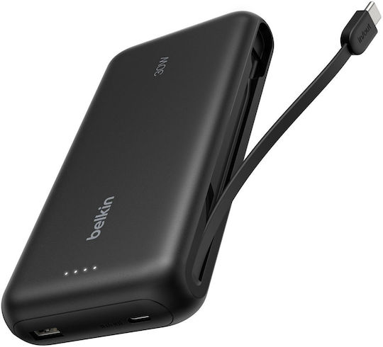 Belkin 20K (30W) for Nintendo Switch 2 Power Bank 20000mAh 30W with USB-A Port and USB-C Port Power Delivery Black