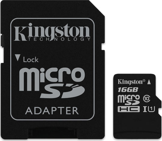 Kingston Canvas Select microSDHC 16GB U1 UHS-I 80MB/s with Adapter view 3