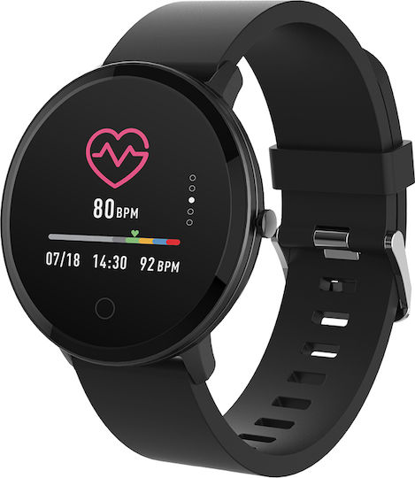 Forever ForeVive SB-320 43mm Smartwatch with Heart Rate Monitor (Black) view 7
