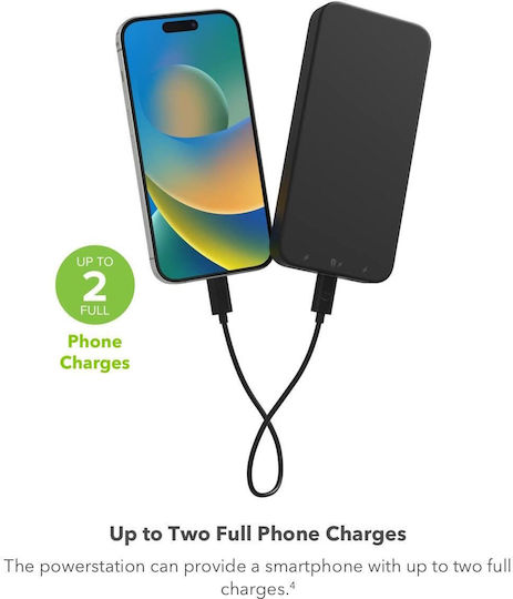 Mophie Powerstation 2023 10000mAh 20W with USB-A Port and USB-C Port Power Delivery Black view 6