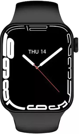 Awei H21 Smartwatch with Heart Rate Monitor (Black) vue 3