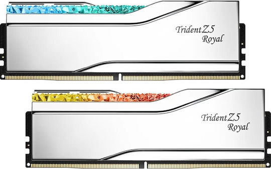 G.Skill Trident Z5 Royal RGB DDR5 32GB RAM with 2x16GB Modules and Speed 7600 for Desktop F5-7600J3646G16GX2-TR5S vue 4