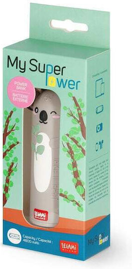 Legami Milano POW0029 Power Bank 4800mAh Koala Leg view 1