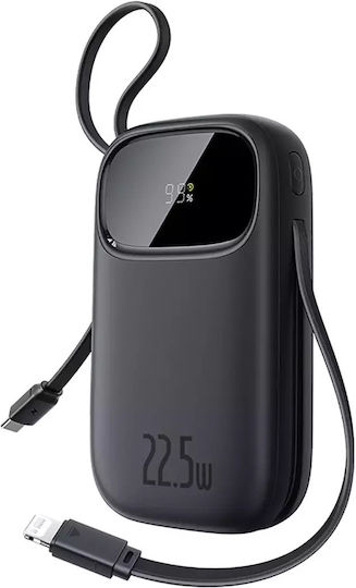 Baseus EnerFill FC31 Power Bank 20000mAh 22.5W with USB-A Port and USB-C Port Black