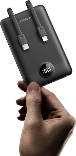 Veger W1170 Power Bank 10000mAh with USB-A Port and USB-C Port Black view 7