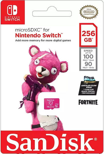 Sandisk Nintendo Switch Fortnite Edition microSDXC 256GB UHS-I view 2