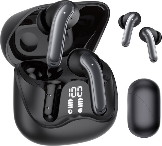 Audiocore AC591 Pro In-ear Bluetooth Handsfree Earphones with Charging Case Black view 1