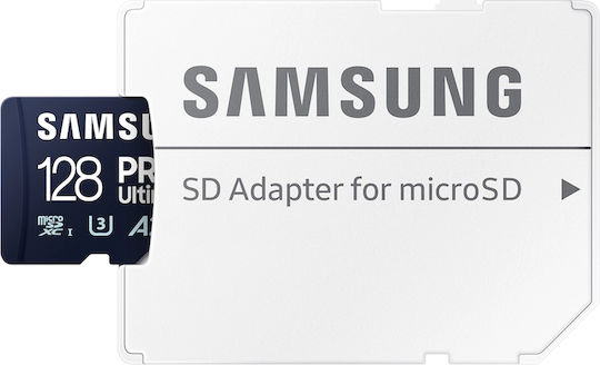 Samsung PRO Ultimate microSDXC 128GB U3 V30 A2 UHS-I 200MB/s with Adapter view 3