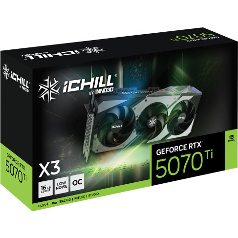Inno 3D GeForce RTX 5070 Ti 16GB GDDR7 iChill X3 Graphics Card C507T3-16D7X-176069H view 3