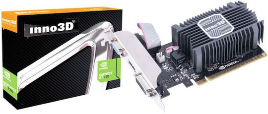 Inno 3D GeForce GT 730 2GB GDDR3 DDR3 LP Graphics Card view 1