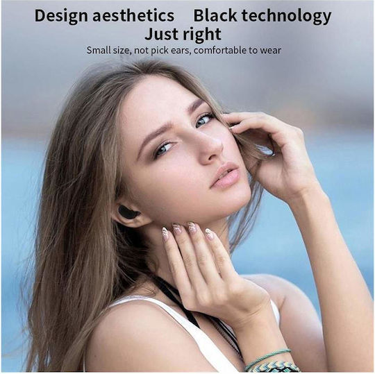 In-ear Bluetooth Handsfree Earphones with Sweat Resistance and Charging Case Black view 6