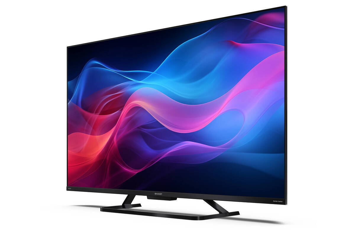Sharp Smart TV 43" 4K UHD QLED 43GR8265E HDR (2024) view 4