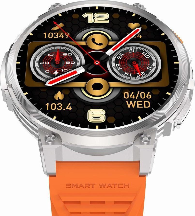 Gt23 Smartwatch Orange Ansicht 2