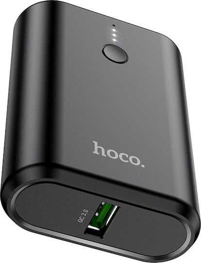 Hoco Q3 Mayflower 10000mAh 18W with USB-A Port and USB-C Port Quick Charge 3.0 Black