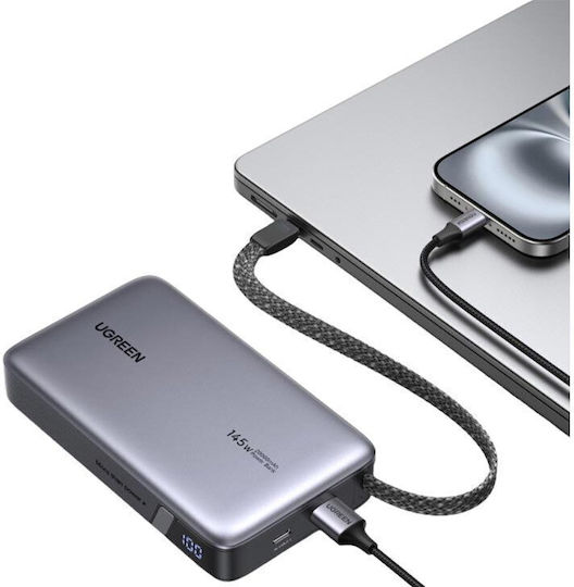 Ugreen PB551 Power Bank 20000mAh 145W with USB-A Port and USB-C Port Power Delivery Gray view 4