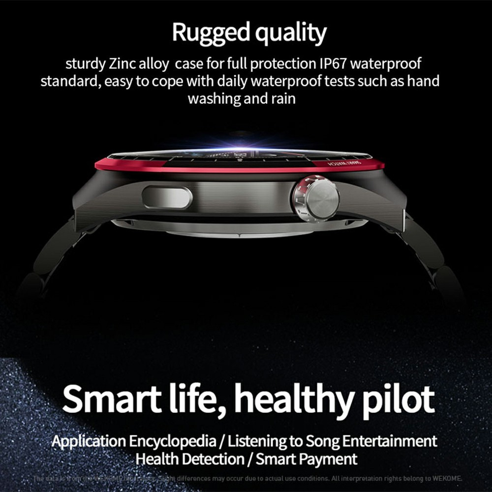 WK WH-05 Smartwatch with Heart Rate Monitor (Black) view 5