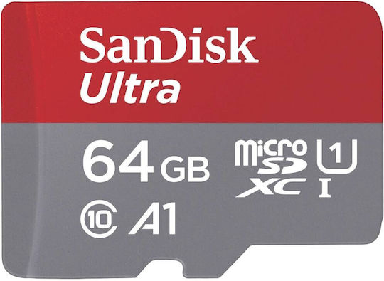 Sandisk Ultra Flash Memory Card microSDXC to SD Adapter Included 64 GB view 2