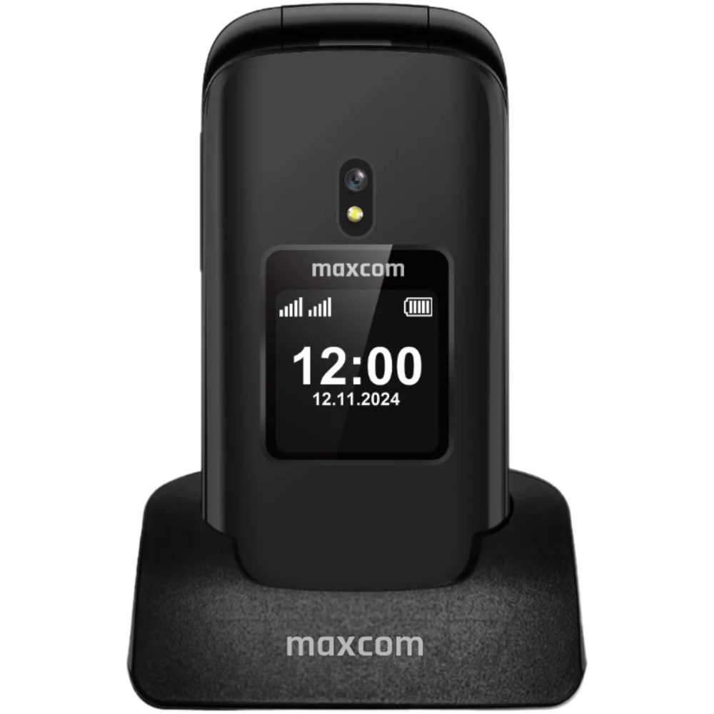 MaxCom MM834 4G Dual SIM Mobile with Buttons Black view 2