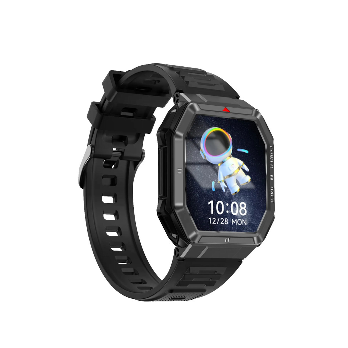 UrbanFiT Aluminium Smartwatch with Heart Rate Monitor (Black) vue 5