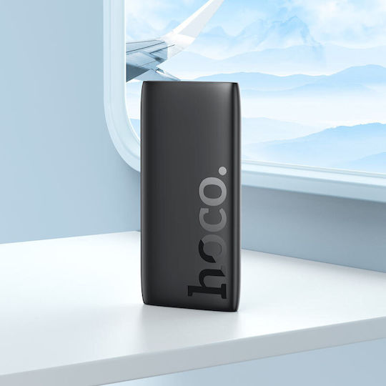 Hoco J122 Power Bank 10000mAh with USB-A Port and USB-C Port Quick Charge 2.0 / Quick Charge 3.0 Black view 3