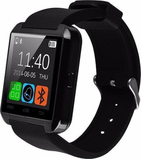 U8S Smartwatch (Black) view 2