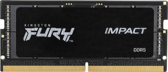 Kingston Fury Impact DDR5 32GB RAM with 2x16GB Modules and Speed 5600 for Laptop KF556S40IBK2-32 view 3