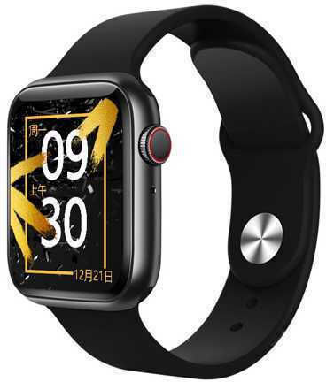 Wiwu SW01 Aluminium Smartwatch with Heart Rate Monitor (Black)