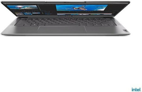 Lenovo Yoga Slim 6 14IRH8 14" OLED FHD+ (i7-13700H/16GB/512GB SSD/W11 Home) Storm Grey (International English Keyboard) view 4