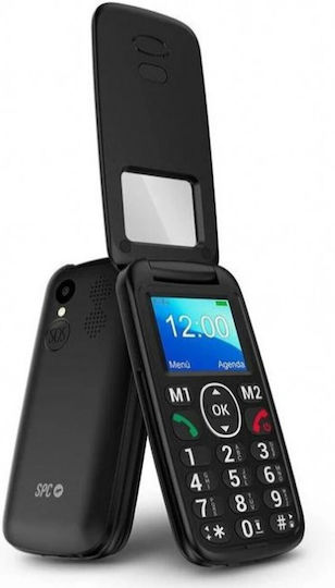 SPC Titan View Dual SIM Mobile with Large Buttons (English) Black