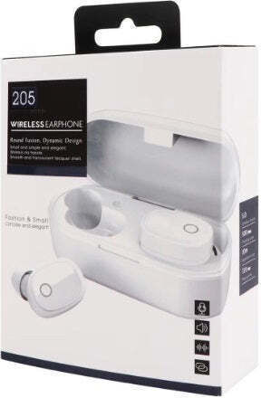 MG-TWS16 In-ear Bluetooth Handsfree Earphones with Charging Case White view 4