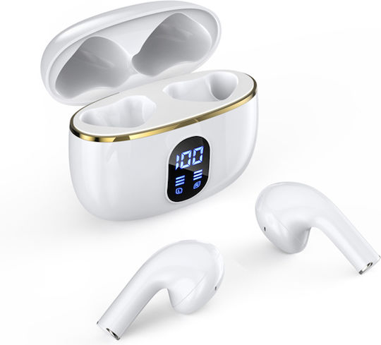 Bolaris Dallas In-ear Bluetooth Handsfree Earphones with Sweat Resistance and Charging Case White view 2