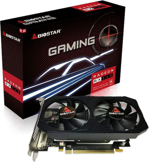 Biostar Radeon RX 560 4GB GDDR5 Graphics Card view 4