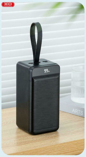 XO PR157 Power Bank 40000mAh 18W with 2 USB-A Ports and USB-C Port Black vue 4
