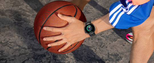 D&k Apel Bluetooth Hd Smartwatch 1.52” Amoled Water Resistant Voice Ai Assistant Gps Tracking Nfc Access Control 24/7 Smart Activity Tracker Hr/spo2 Monitor Black Silicone Strap view 9