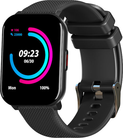 HiFuture Futurefit Pulse Smartwatch with Heart Rate Monitor (Black)