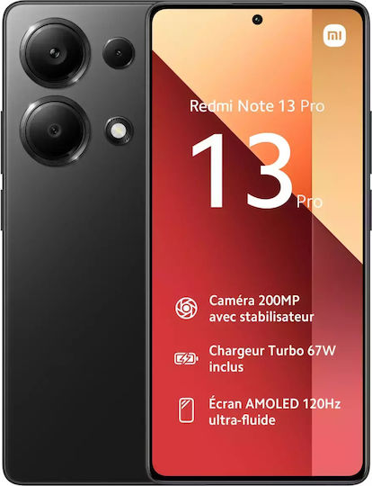 Xiaomi Redmi Note 13 Pro 4G Dual SIM (12GB/512GB) Black view 1