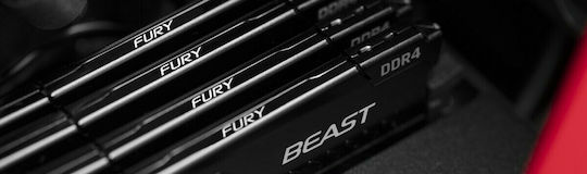 Kingston Fury Beast DDR4 32GB RAM with 2x16GB Modules and Speed 3600 for Desktop KF436C18BBK2/32 view 7
